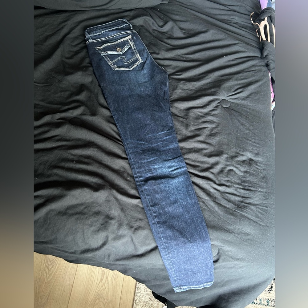 Silver jeans